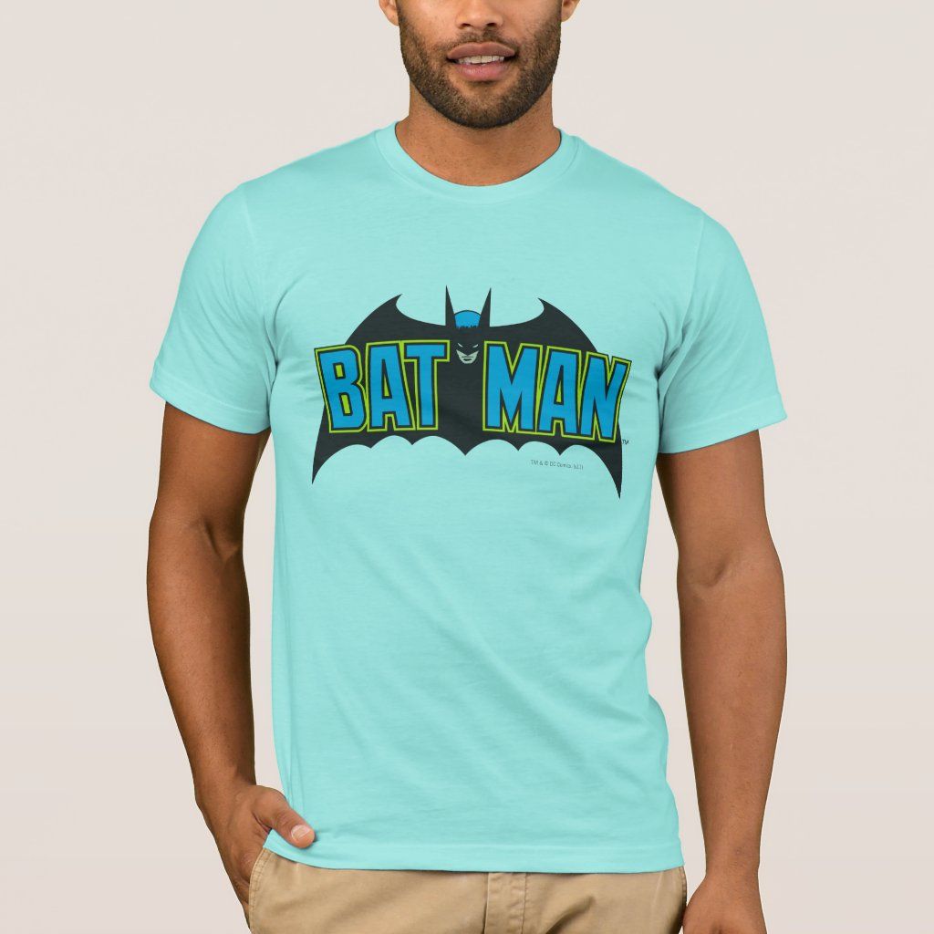 Batman Vintage Blue Black Logo T Shirt Zazzle Batman T Shirt