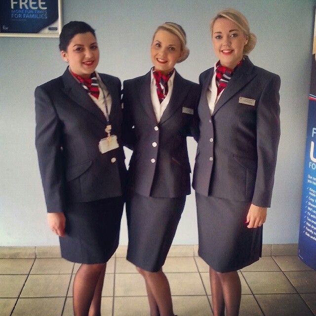 British Airways Stewardess Crewfie Sejonesy Flight Attendant Fashion