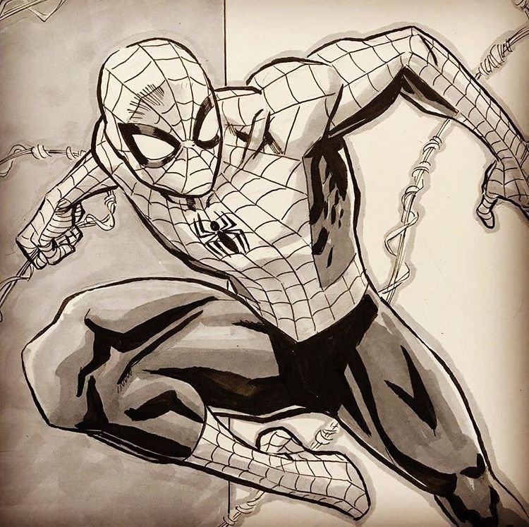 Pin By Diamir Varela Argüelles On Comic Art Spiderman Drawing