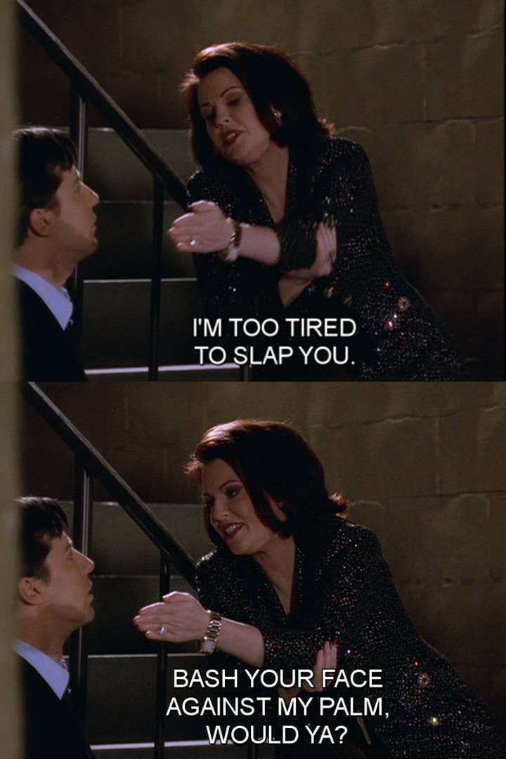 The Alphabet According To Karen Walker Of Will And Grace Funny Quotes