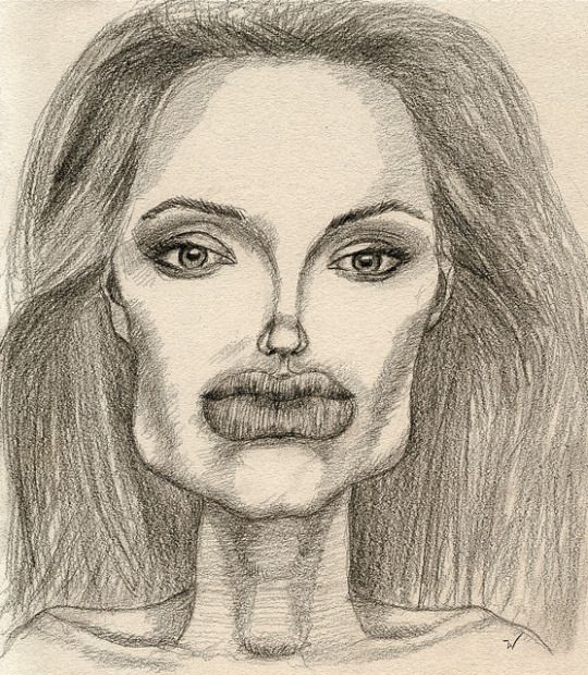 Heisjohnwood Gesicht Zeichnungen