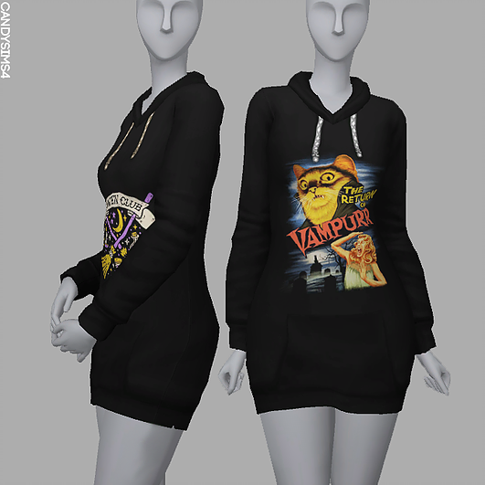 Spookie Hoodie F Candysims Sims 4 Game Mods Sims Mods Sims 4 Cas