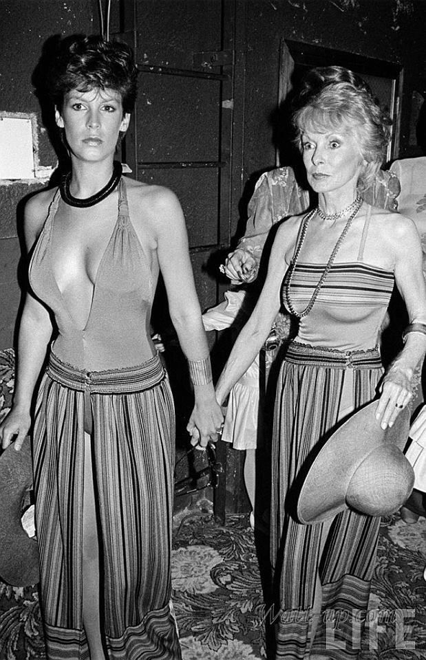 1970s Jamie Lee Curtis And Her Mother Jane Leigh At