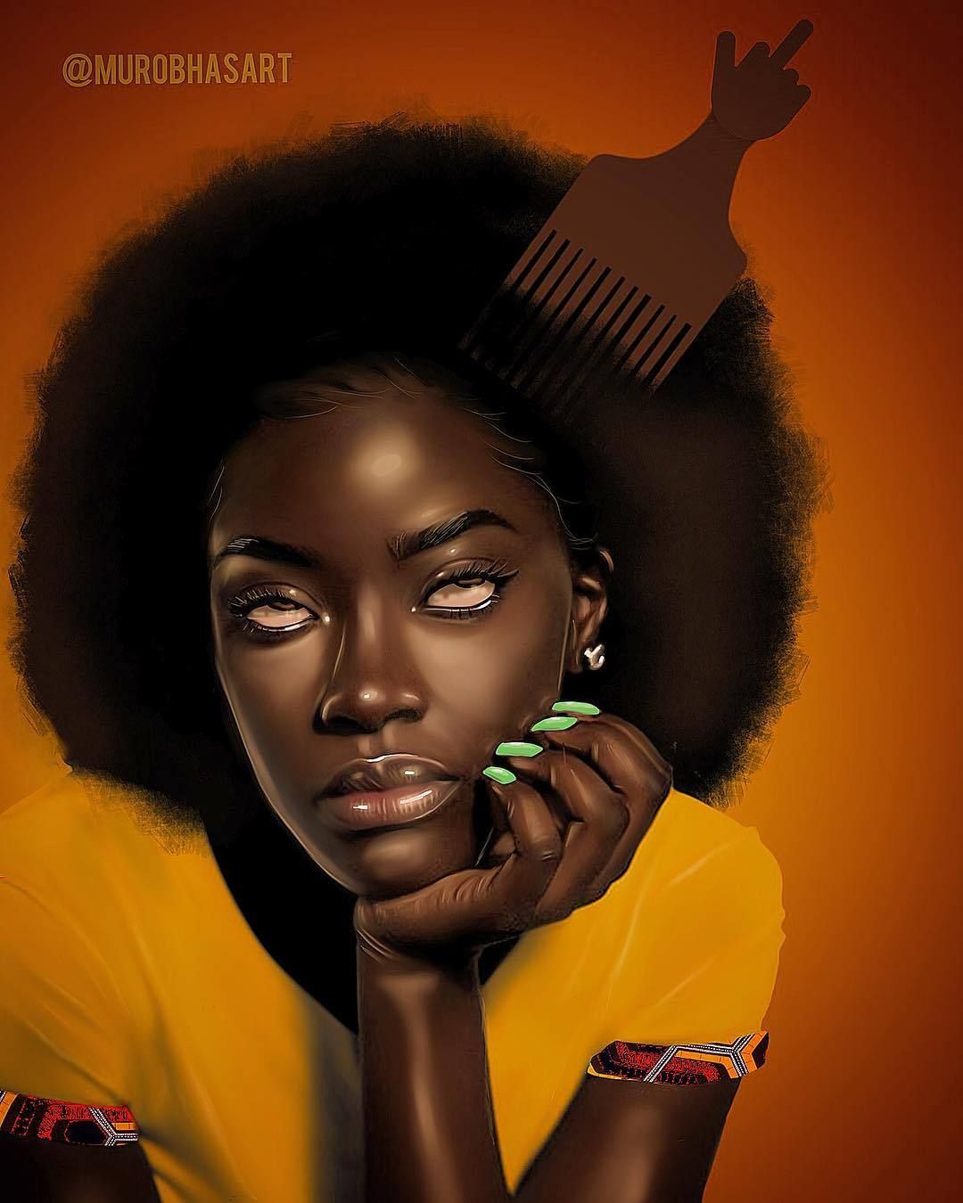 Black Art Black Love Art Afro Art