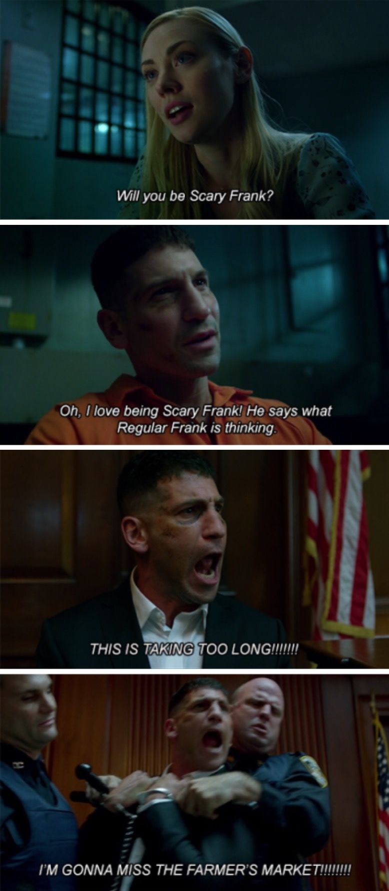 Incorrect Daredevil Quotes Karen Page And The Punisher Frank Castle