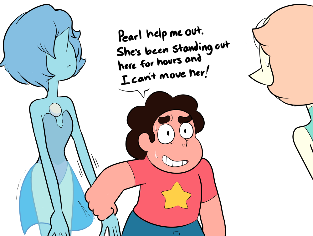 Steven And Pearl Rescuing Blue Pearl Steven Universe Steven