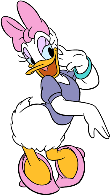 Daisy Duck Posing Clip Art Daisyduck Disney Drawings Cartoon Drawings