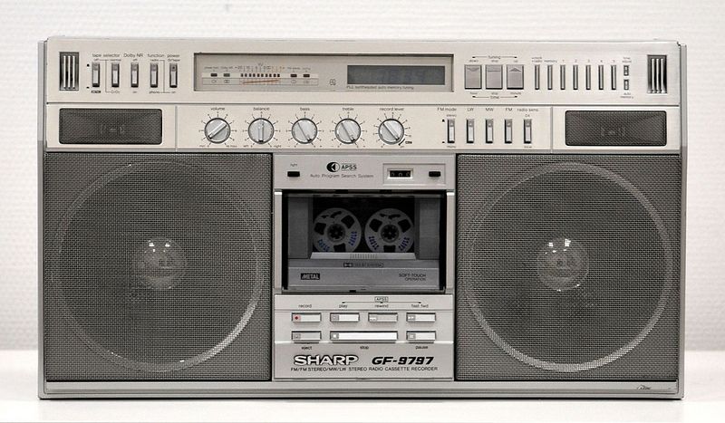 Sharp Gf 9797 Speaker Boxcase Hifi Audio Tape