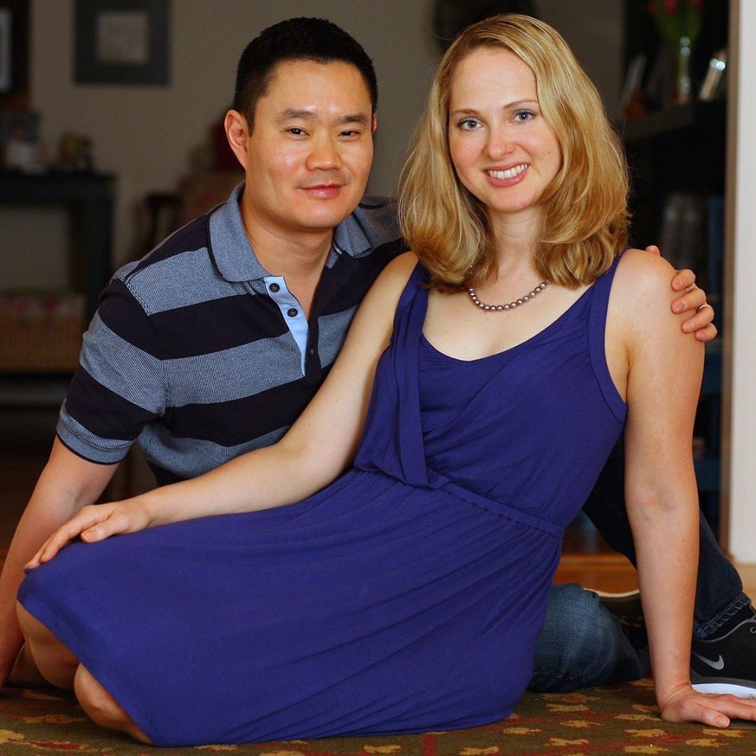 Asian Man With His Beautiful White Wife Amwf Amww