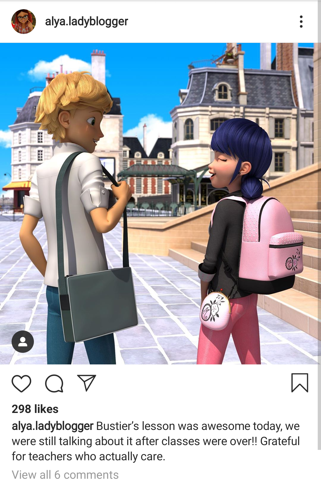 Adrien And Marinette In Alyas New Instagram Post Miraculousladybug