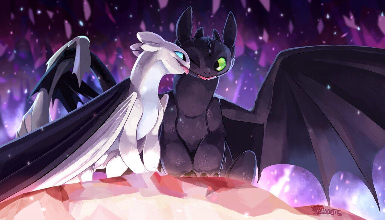 Toothless X Light Fury By Sifyro Httyd