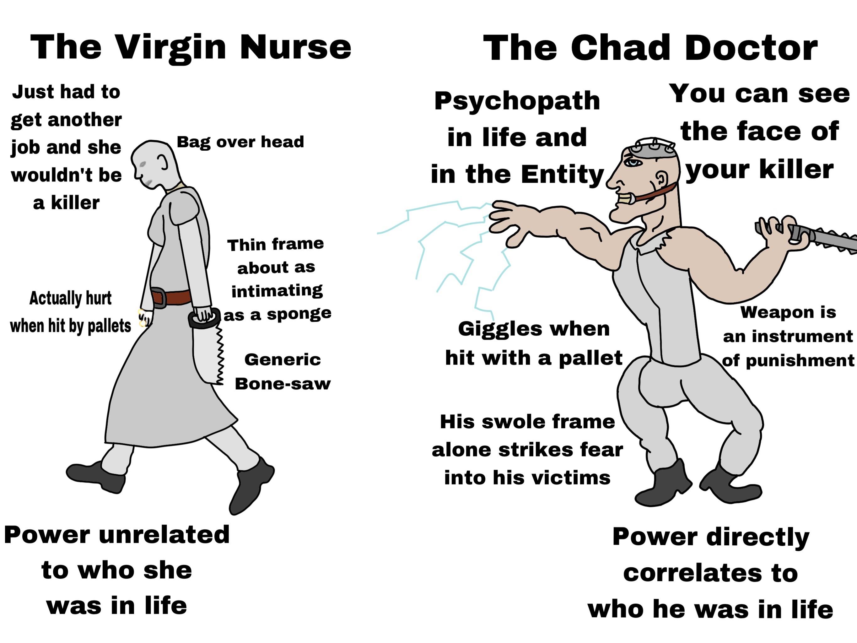 The Virgin Nurse Vs The Chad Doctor Virginvschad