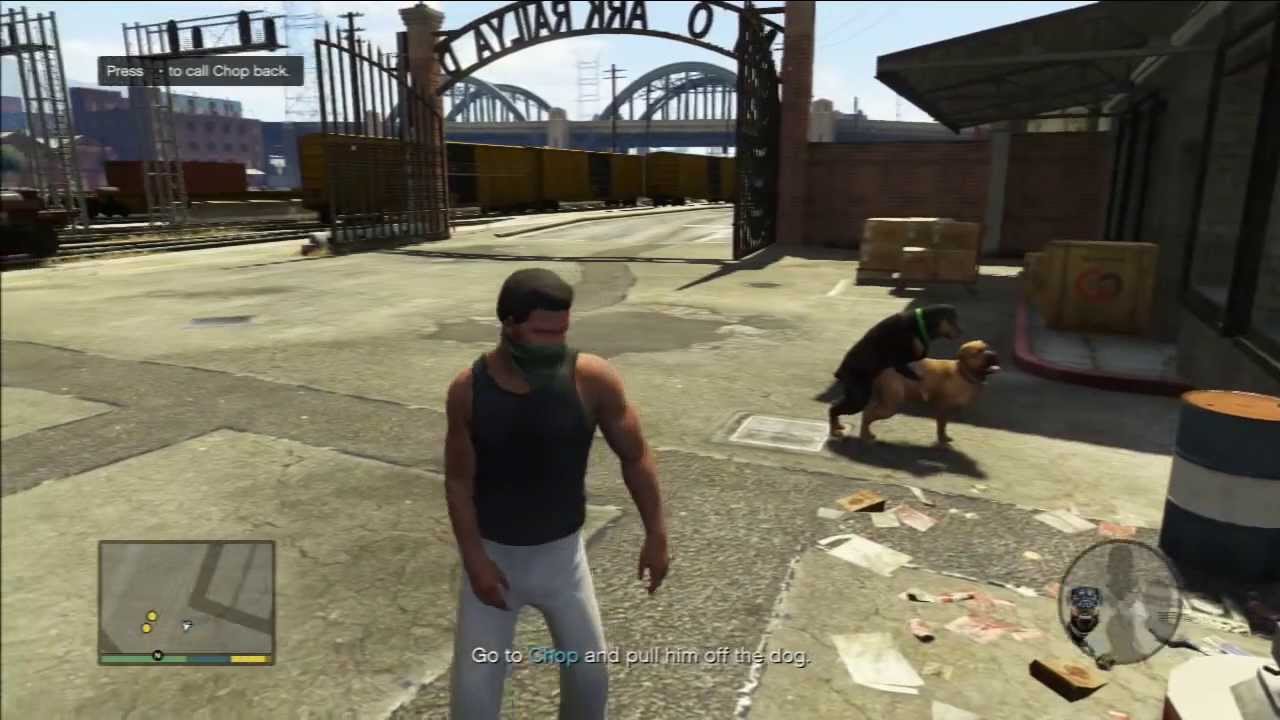 Grand Theft Auto V Dog Sex Franklins Dog Chop Youtube