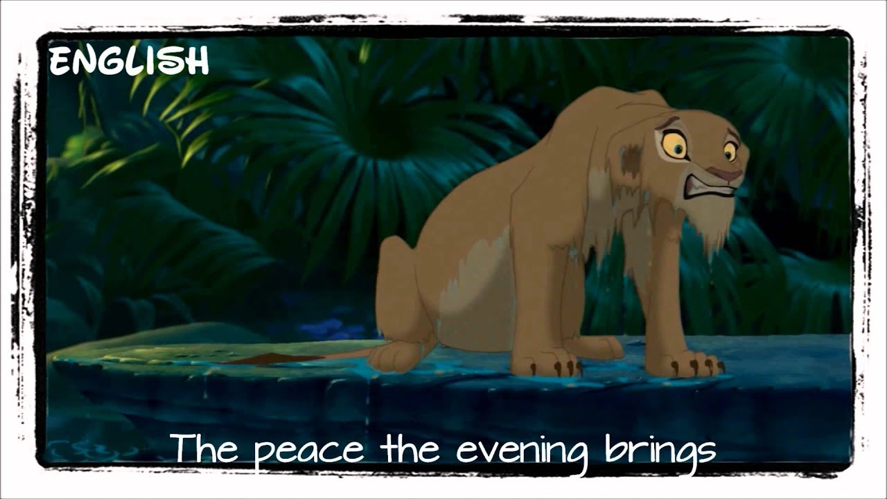The Lion King Can You Feel The Love Tonight Multilanguage With Subs