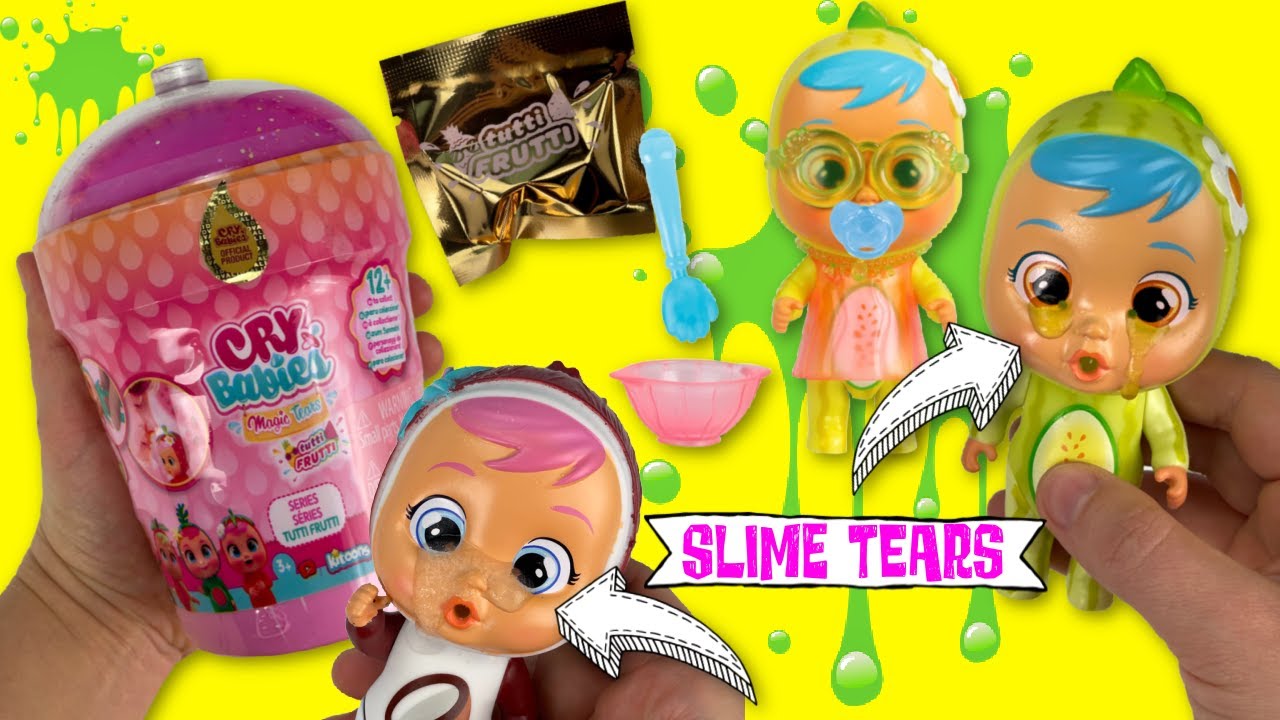 Cry Babies Magic Tears Tutti Frutti Real Scented Slime Tears Youtube