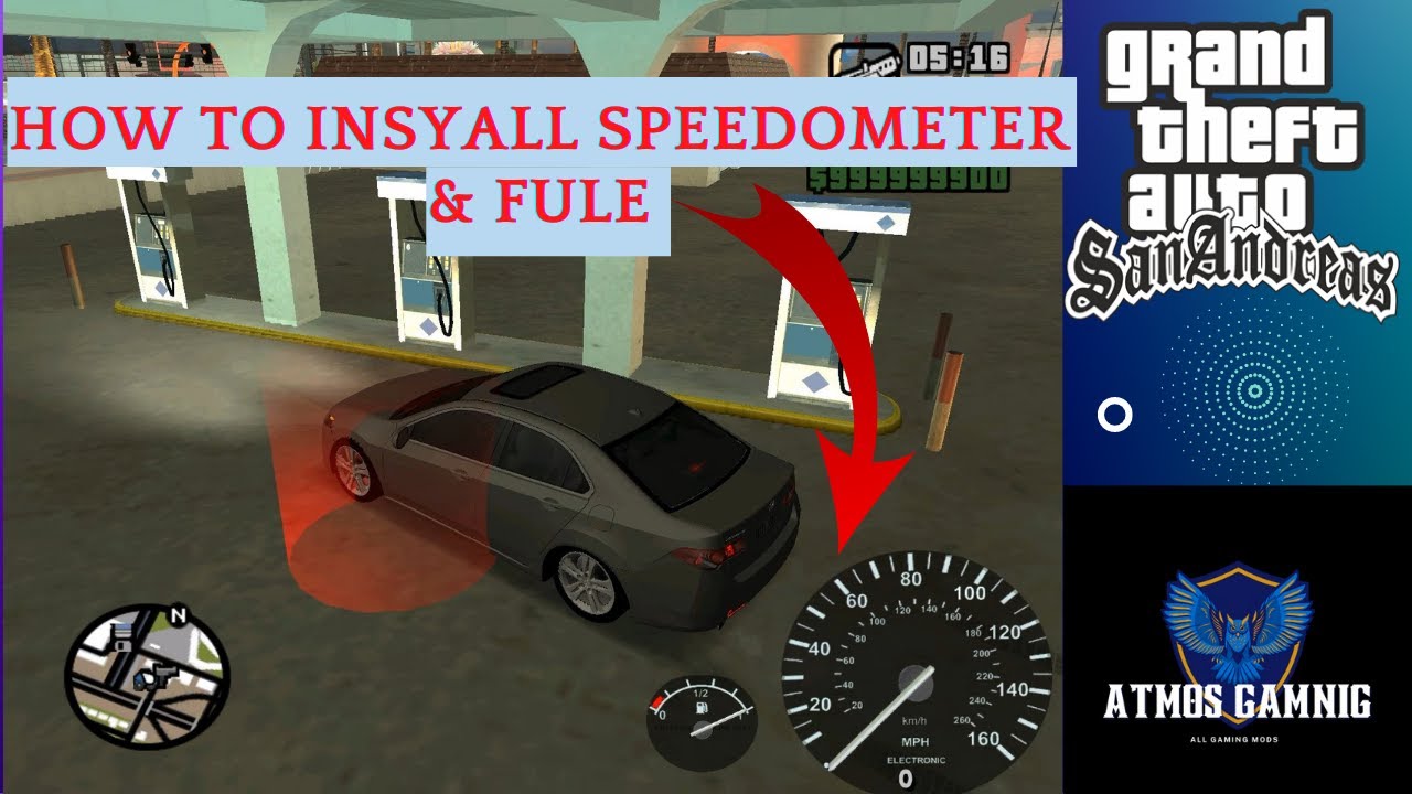 Get Speedometer In Gta San Andreas How To Install In Pc Speedometers