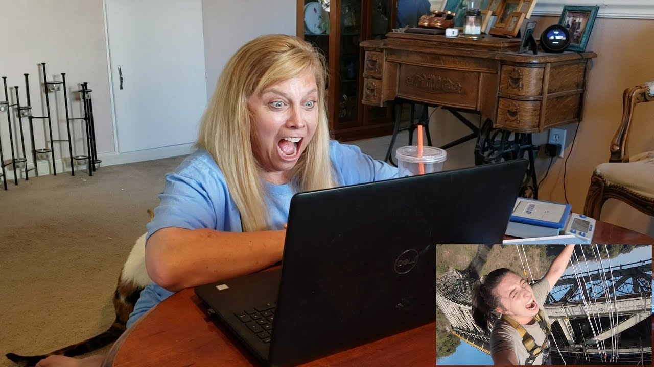 Mom Watching Courtney Bungee Jump Youtube