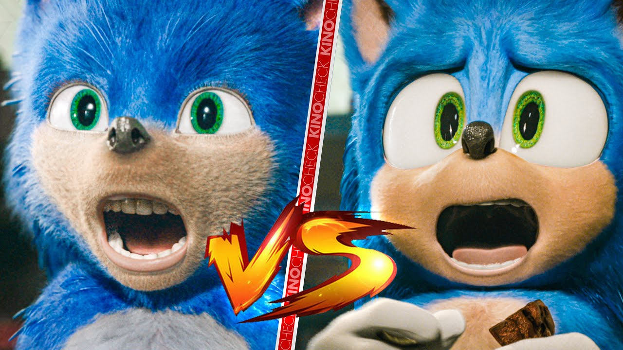 Sonic The Hedgehog Original Trailer Vs Redesign Sonic The Hedgehog