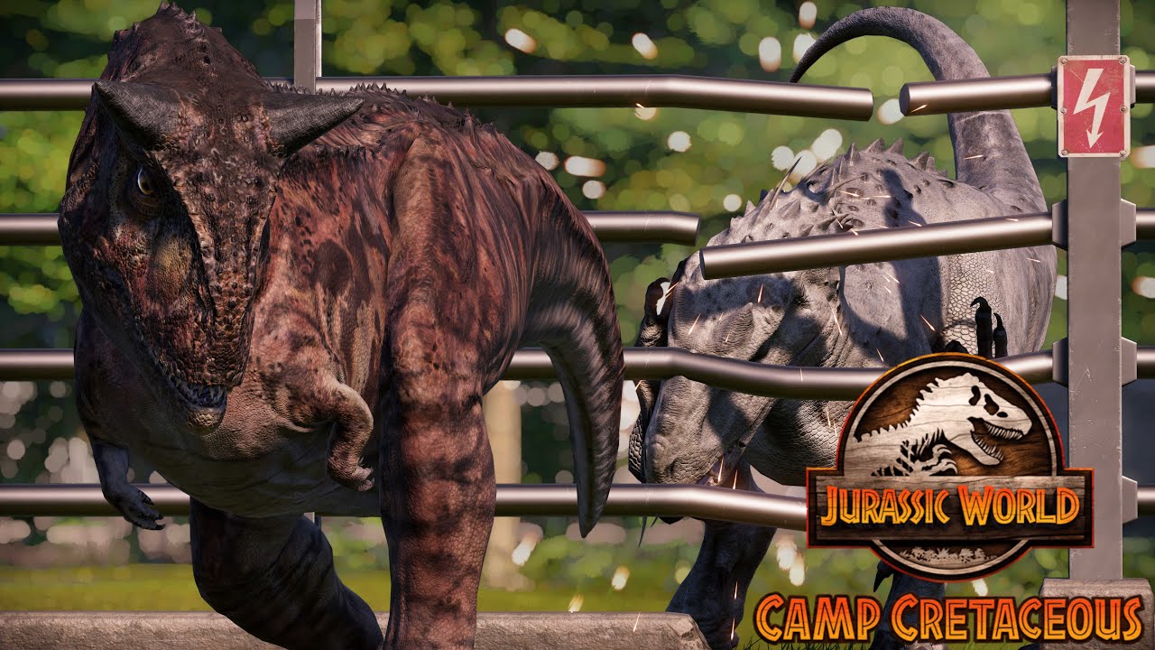 Toro And The Indominus Camp Cretaceous Jurassic World