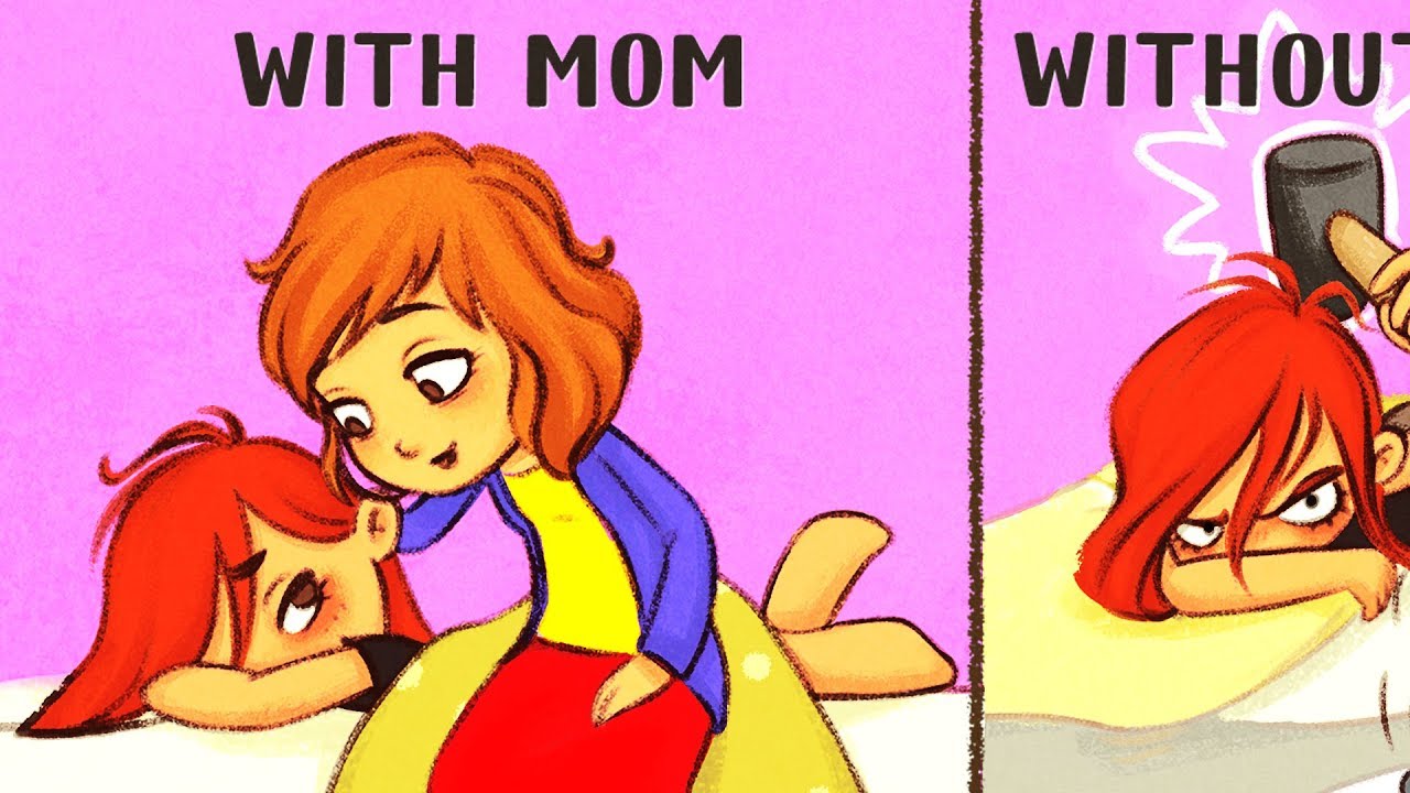 With Mom Vs Without Mom