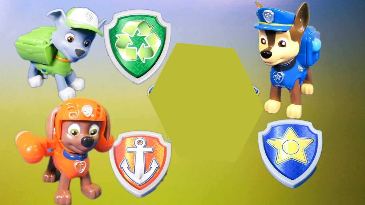 Unboxing The Paw Patrol Chase And Rocky And Zuma Action Pup Set Toys