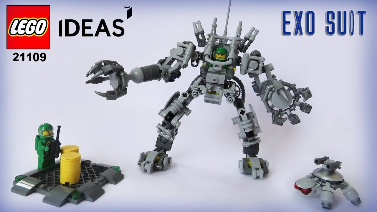 Lego Ideas Exo Suit Speed Build Set 21109 Mech Instructions Youtube