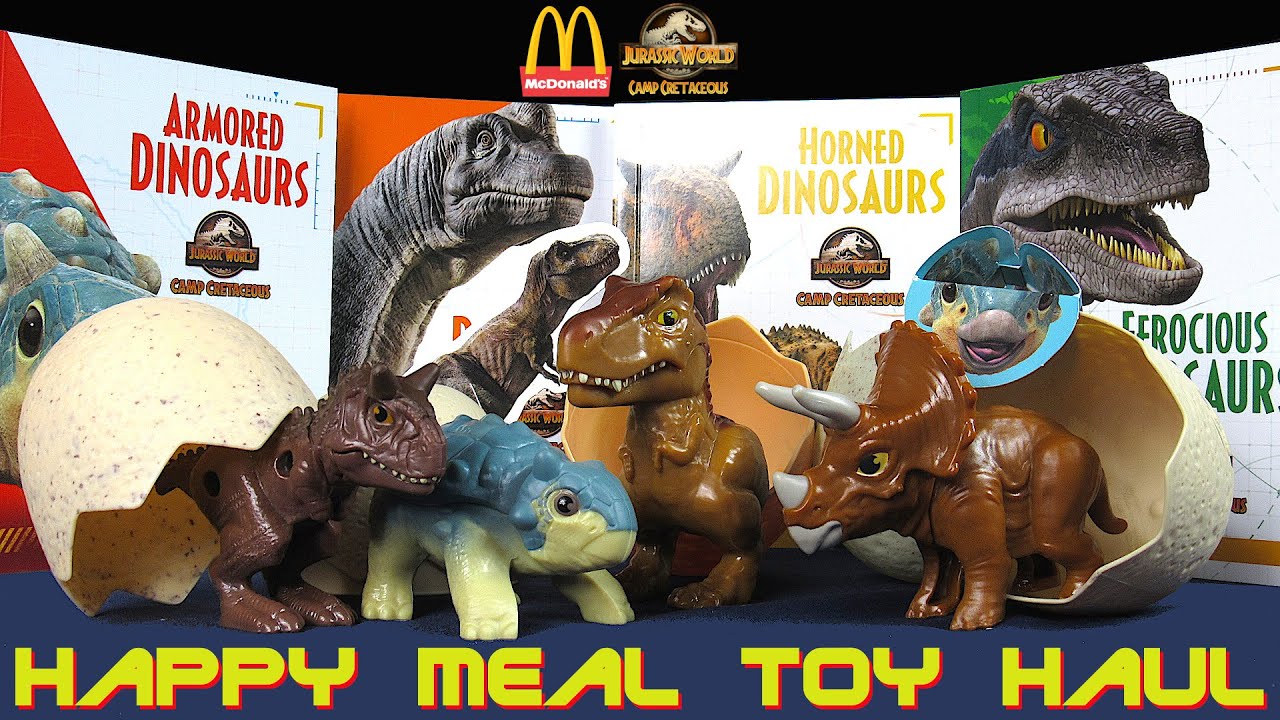 Jurassic World Camp Cretaceous Mcdonalds Happy Meal