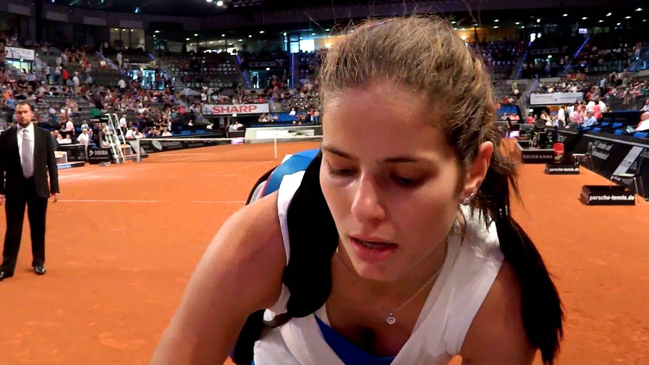 Julia Goerges Zum Autogramm Bei Tennisweltbiz Youtube