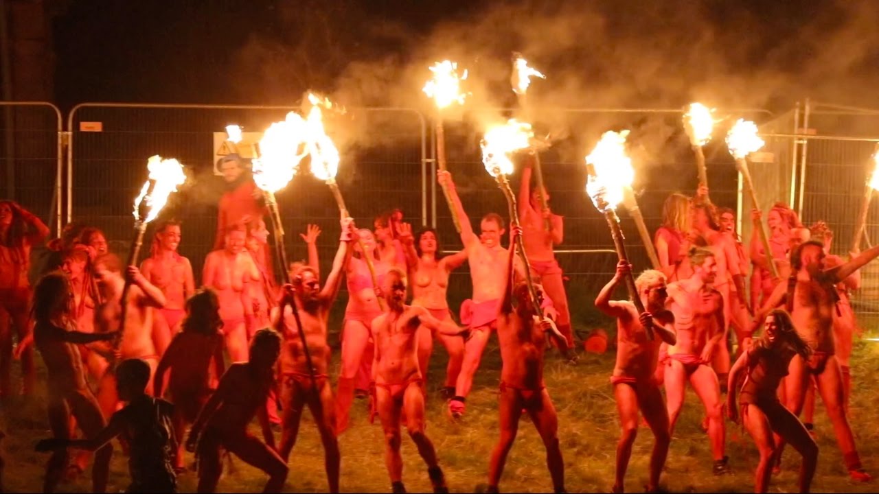 Scottish Naked Fire Party Youtube