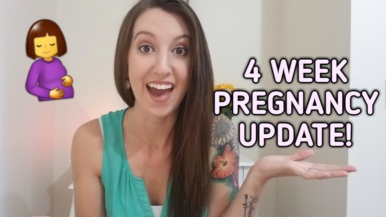 4 Week Pregnancy Update First Pregnancy Erika Ann Youtube