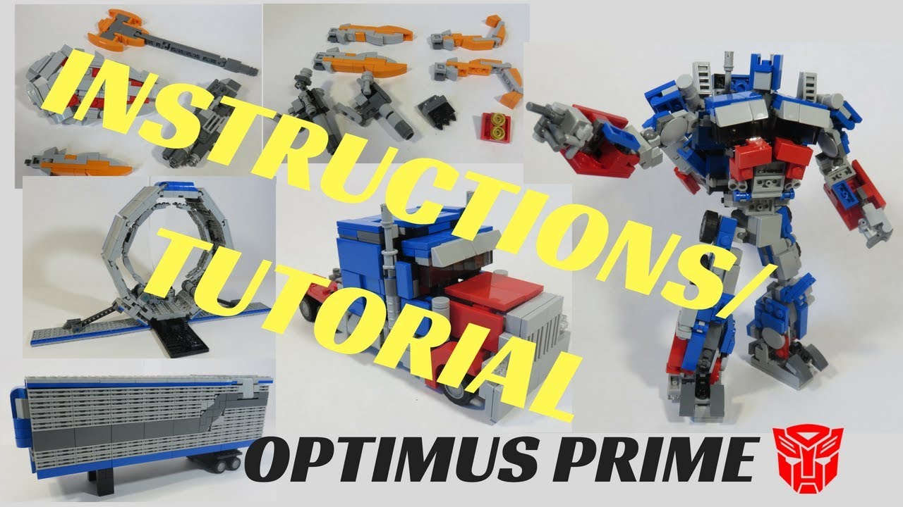 Tutorialinstructions Lego Transformers Dark Of The Moon Optimus