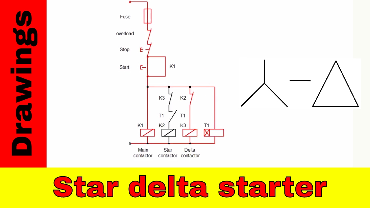 Star Delta Starter Simple Circuit Diagram Creampie Tube Sex