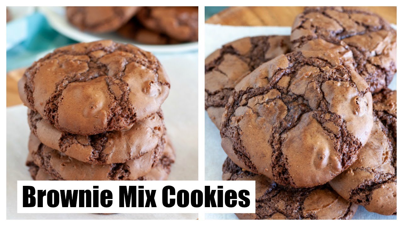 Brownie Mix Cookies How To Make Brownie Mix Cookies Youtube