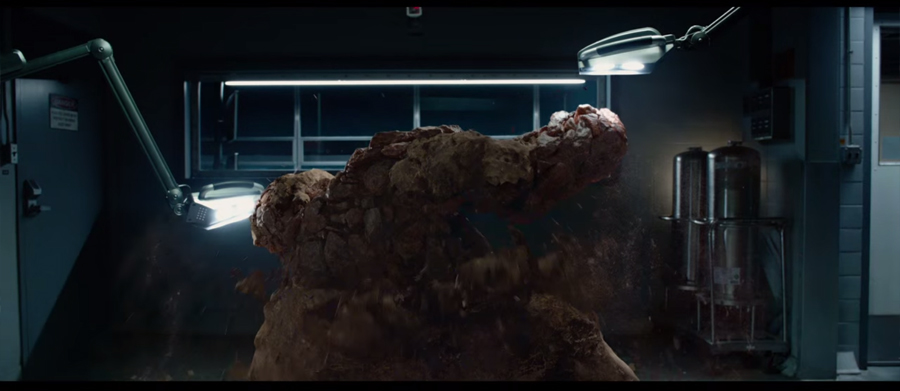 Fantastic Four 2015 The Thing Rock Break Trailer Screenshot Comics