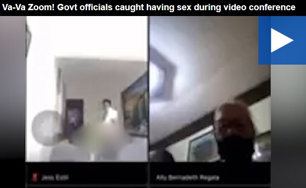 Va Va Zoom Govt Officials Caught Having Sex During Video Conference