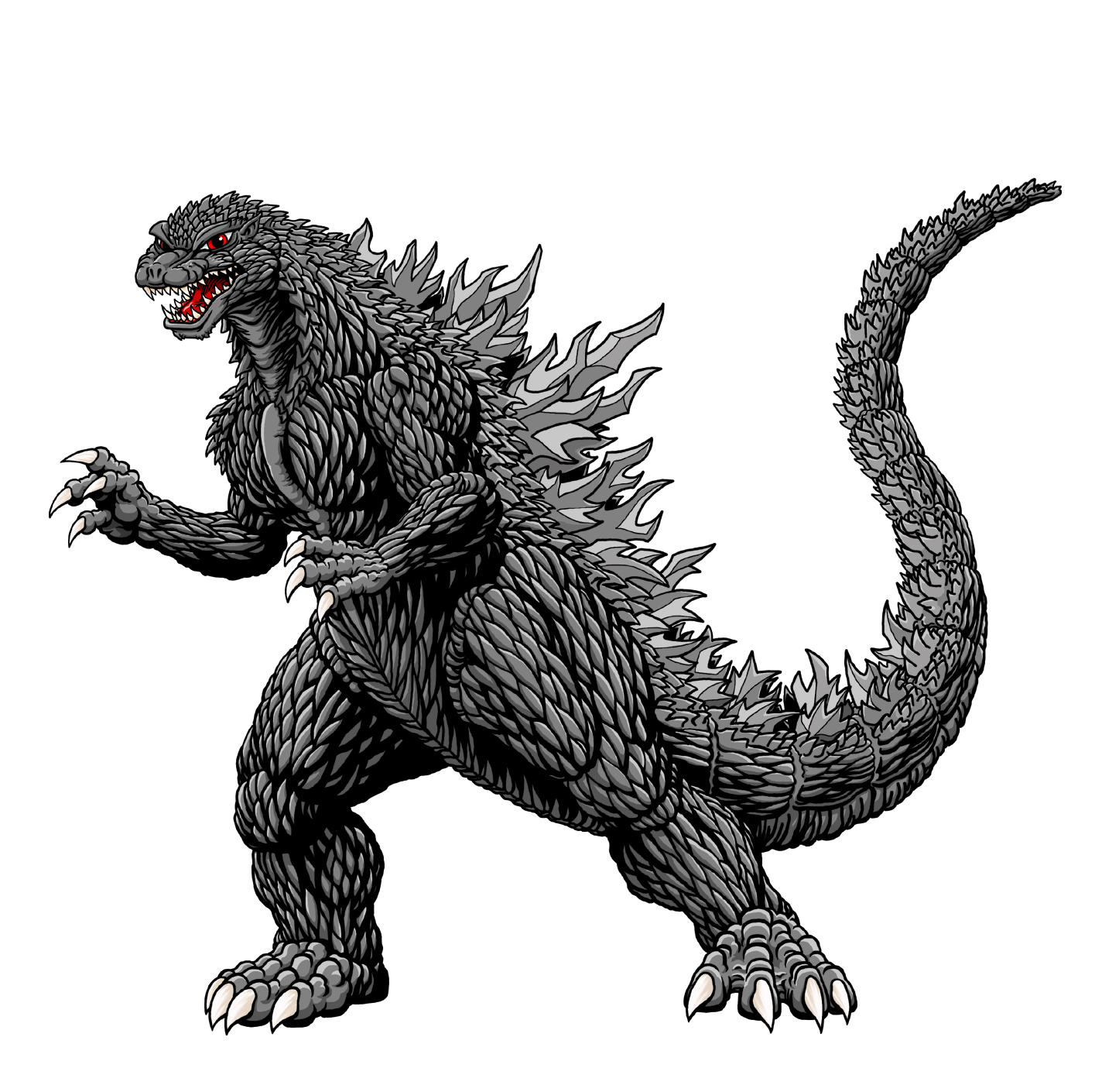 Godzilla Drawing Myconfinedspace