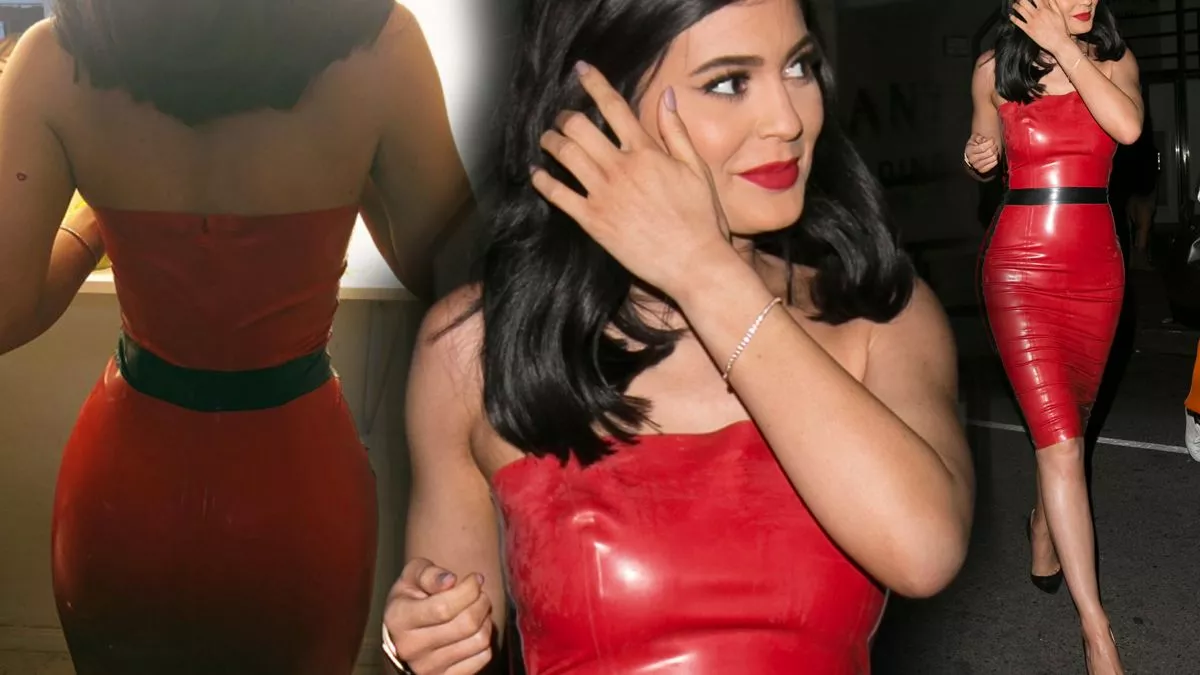 Kylie Jenner Looks Red Hot As She Flaunts Her Curves In A Very Tight