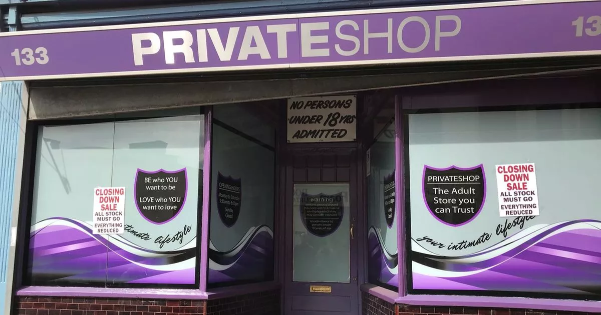 Hard Times For Exeter As Sex Shop Announces Shock Closure And All Of