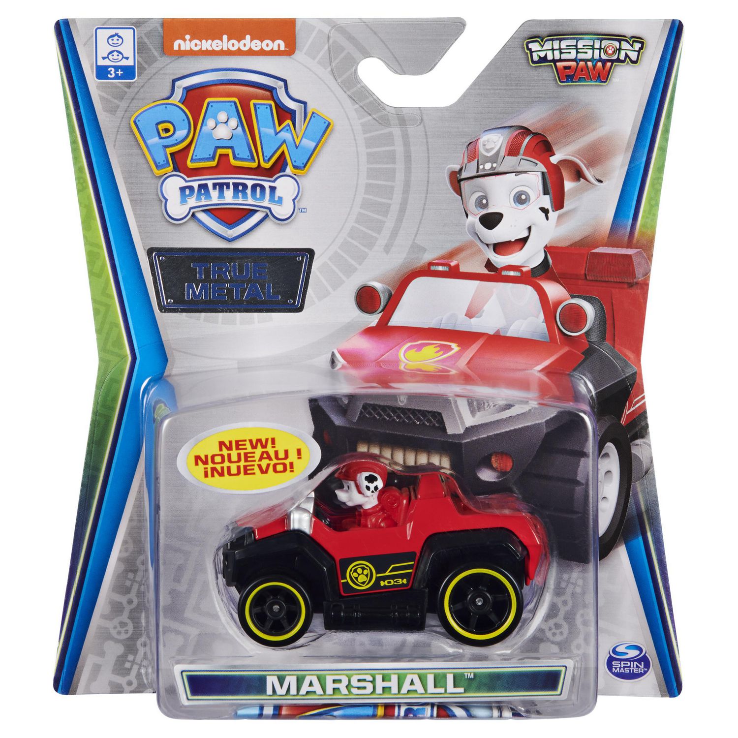Paw Patrol True Metal Marshall Collectible Die Cast Vehicle Mission
