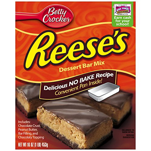 Betty Crocker Hersheys Dessert Bar Mix Reeses No Bake Recipe 160 Oz