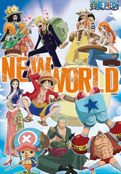 One Piece New World Manga Anime Tv Show Poster Monkey D Luffy