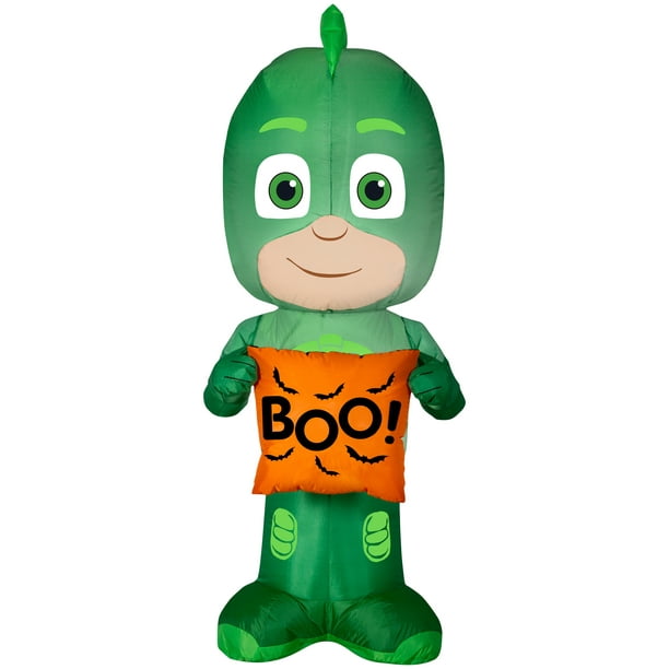 Halloween Airblown Inflatable Gekko With Treat Bag 5ft Tall By Gemmy