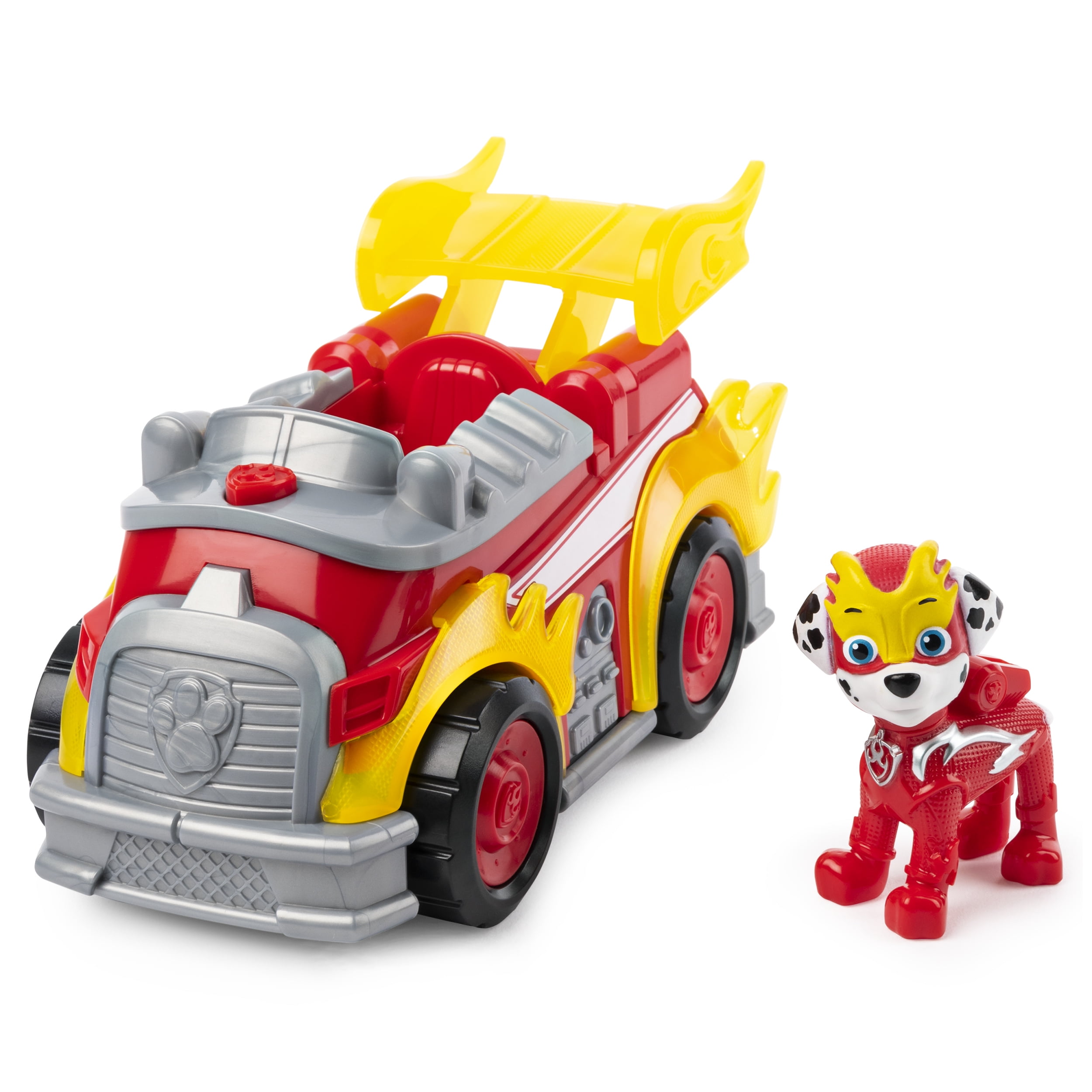 Paw Patrol Mighty Pups Super Paws Marshalls Deluxe Vehicle With