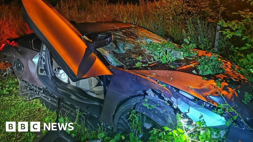 Bmw Supercar Driver Was Inches From Death Bbc News