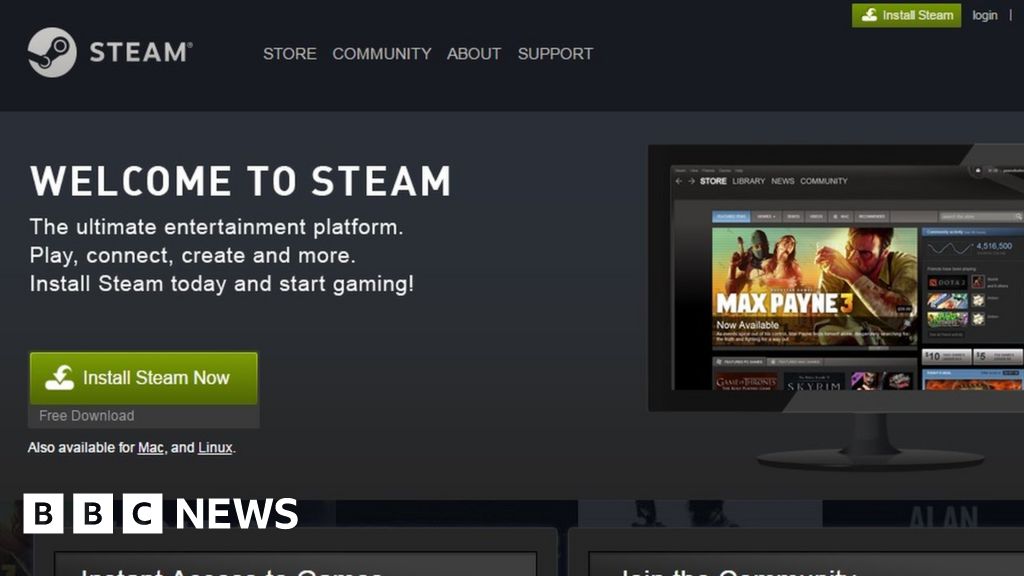 Dispute Over Games Removed From Steam Bbc News