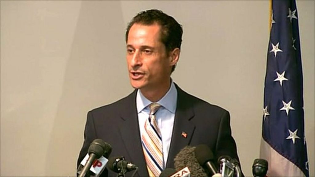 Us Lawmaker Anthony Weiner Resigns After Sex Scandal Bbc News