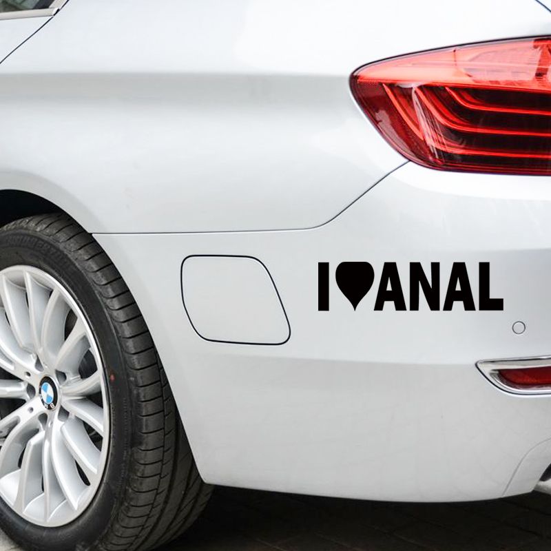 2019 Cool Graphics Car Stying I Love Anal Vinyl Decal