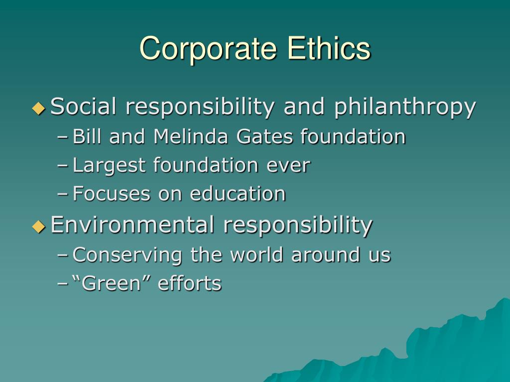 Ppt Ethics And Corporate Responsibility Powerpoint Presentation Free