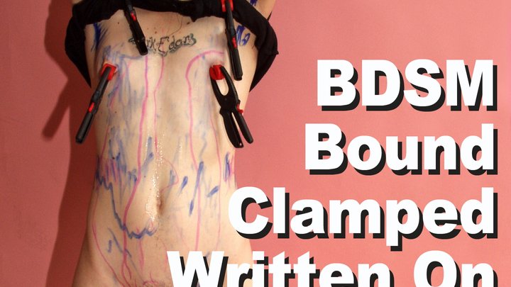 Gia Rossi And Master Hand Bdsm Bound Clamped Written On Gba7fagba7da