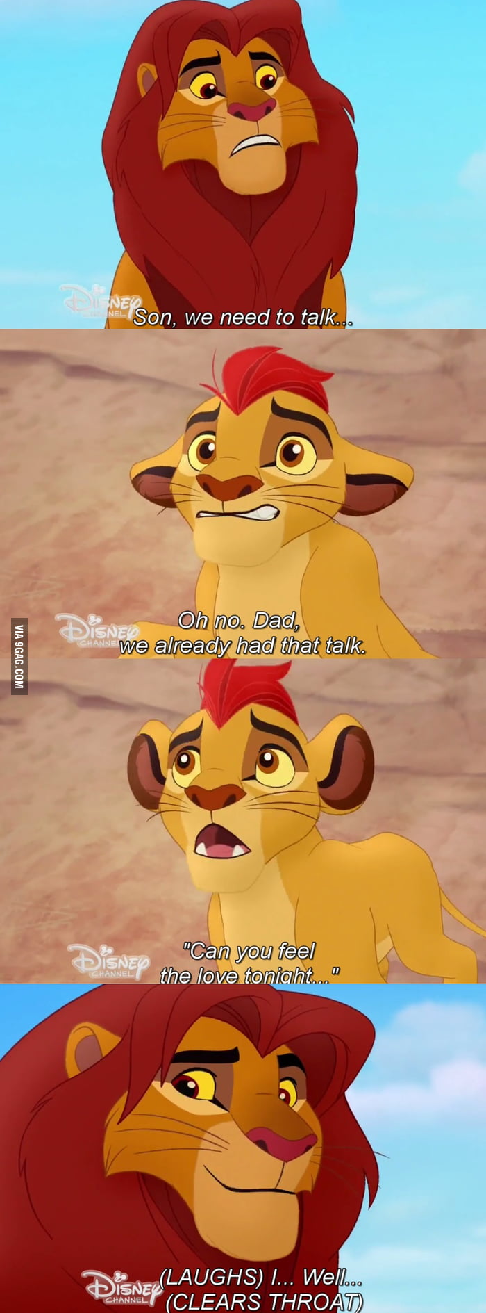 Simba Talking About His Sexy Time With Nala 9gag